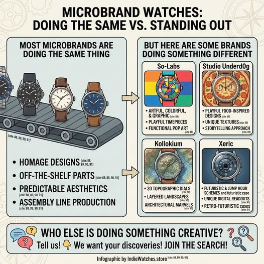 Which microbrands are doing something different?