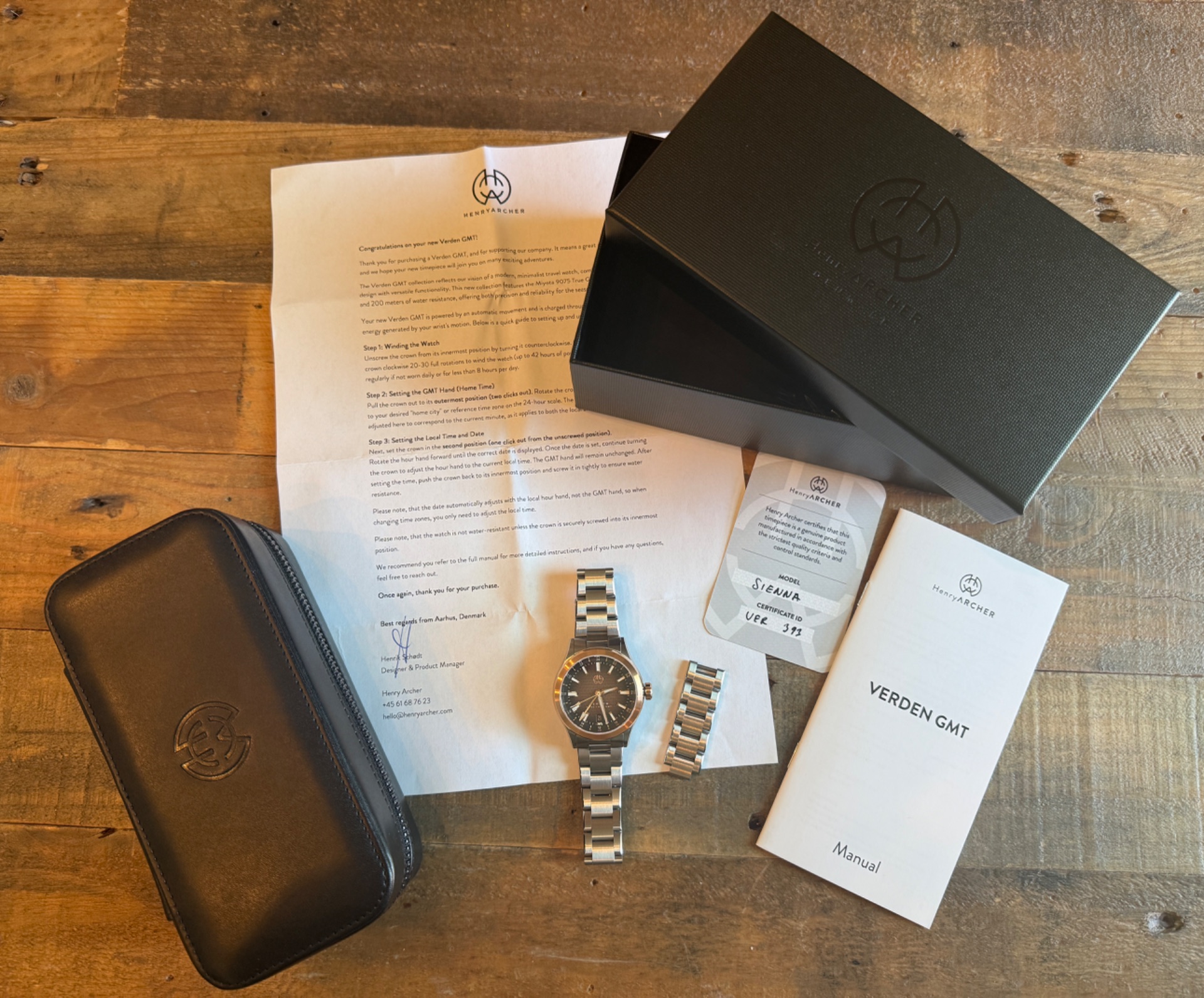 Henry Archer Verden GMT - Sienna — photo 8