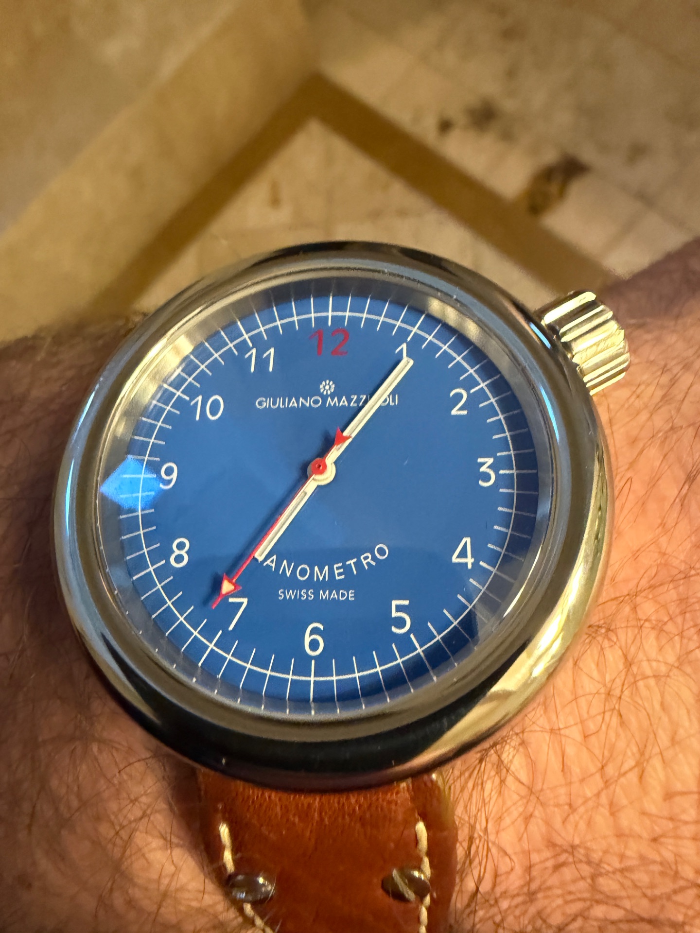 Giuliano Mazzuoli Manometro — Like New condition microbrand watch for sale