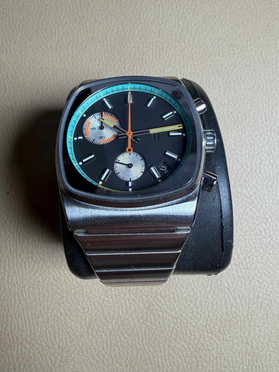 Brew Metric Men's Retro Dial Chronograph Stainless Steel (Never Worn / No Original Box & Papers)