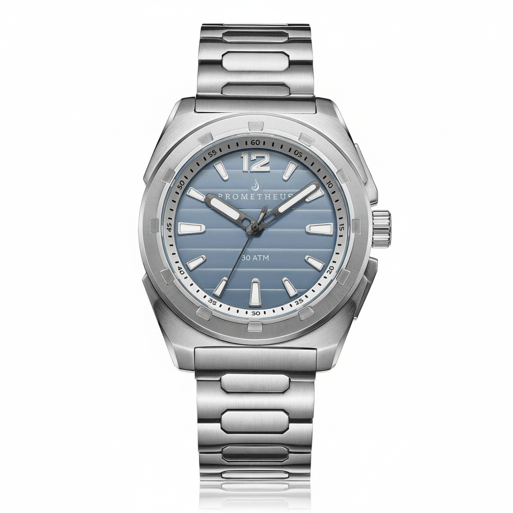 Prometheus Jamanta Pastel Blue Dial No Date Miyota 9039