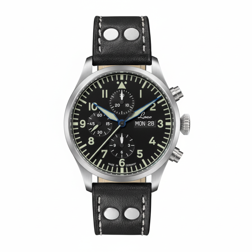 Laco Chronographs Kiel.2 Schwarz