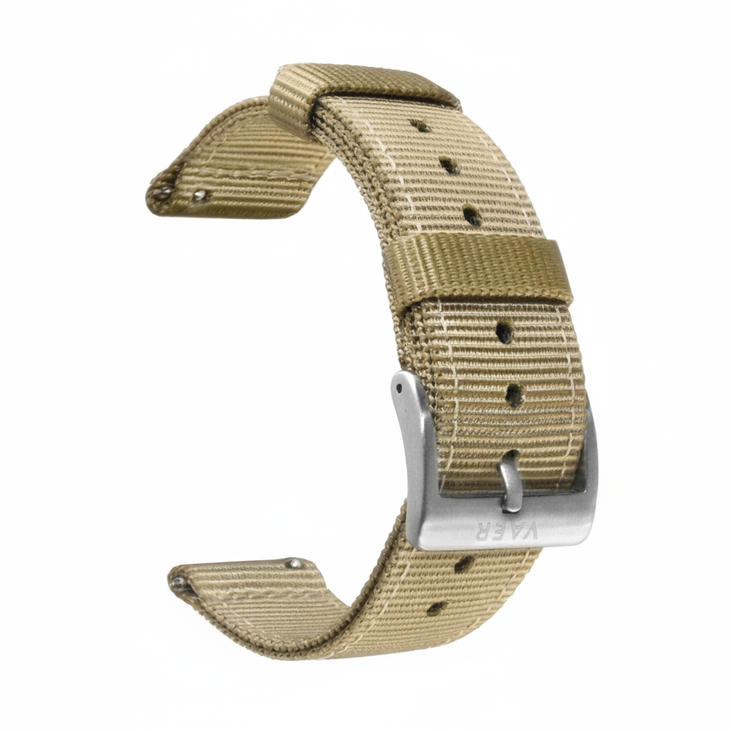 Vaer Quick Release Nylon Strap - Khaki