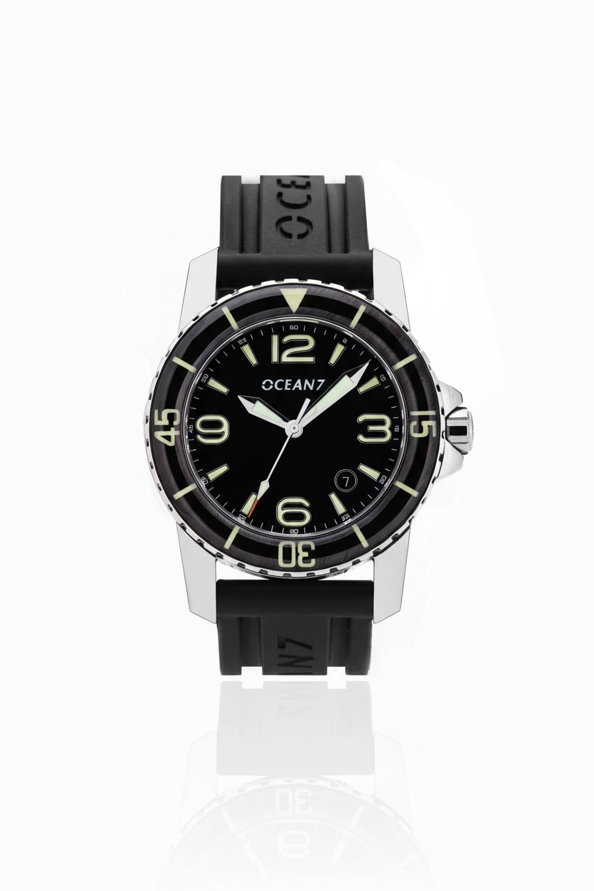 Ocean7 LM-5 Dress Diver with Domed Sapphire Bezel