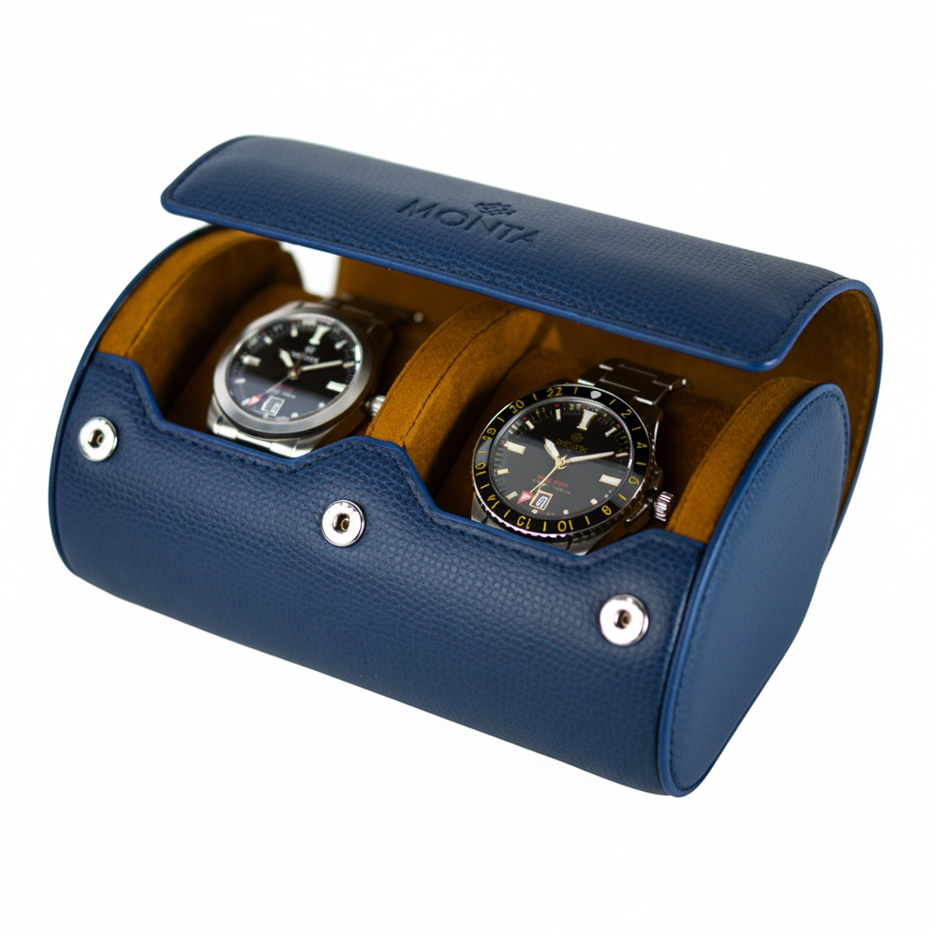 Monta Leather Watch Roll