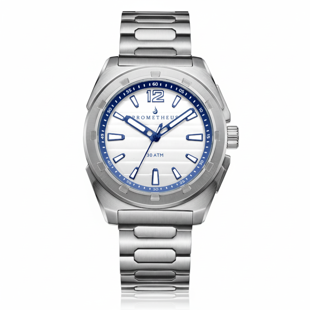 Prometheus Jamanta White Dial No Date Miyota 9039