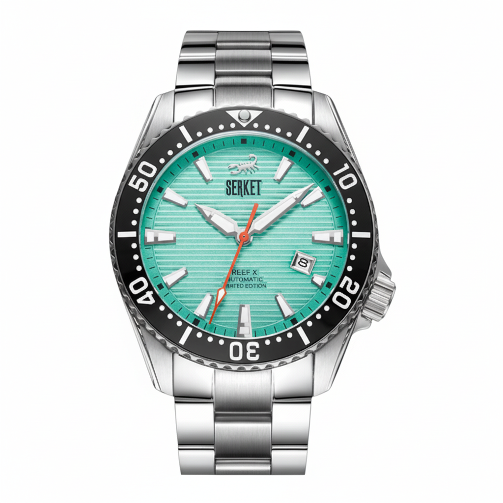 Serket REEF X AUTOMATIC DIVER Lagoon Limited Edition 42.5MM
