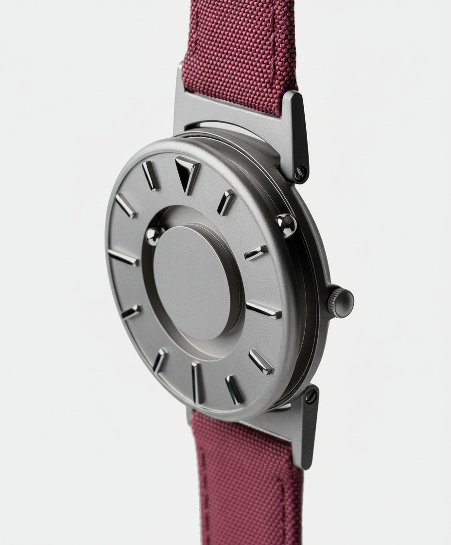 Eone Bradley Canvas Crimson — titanium watches
