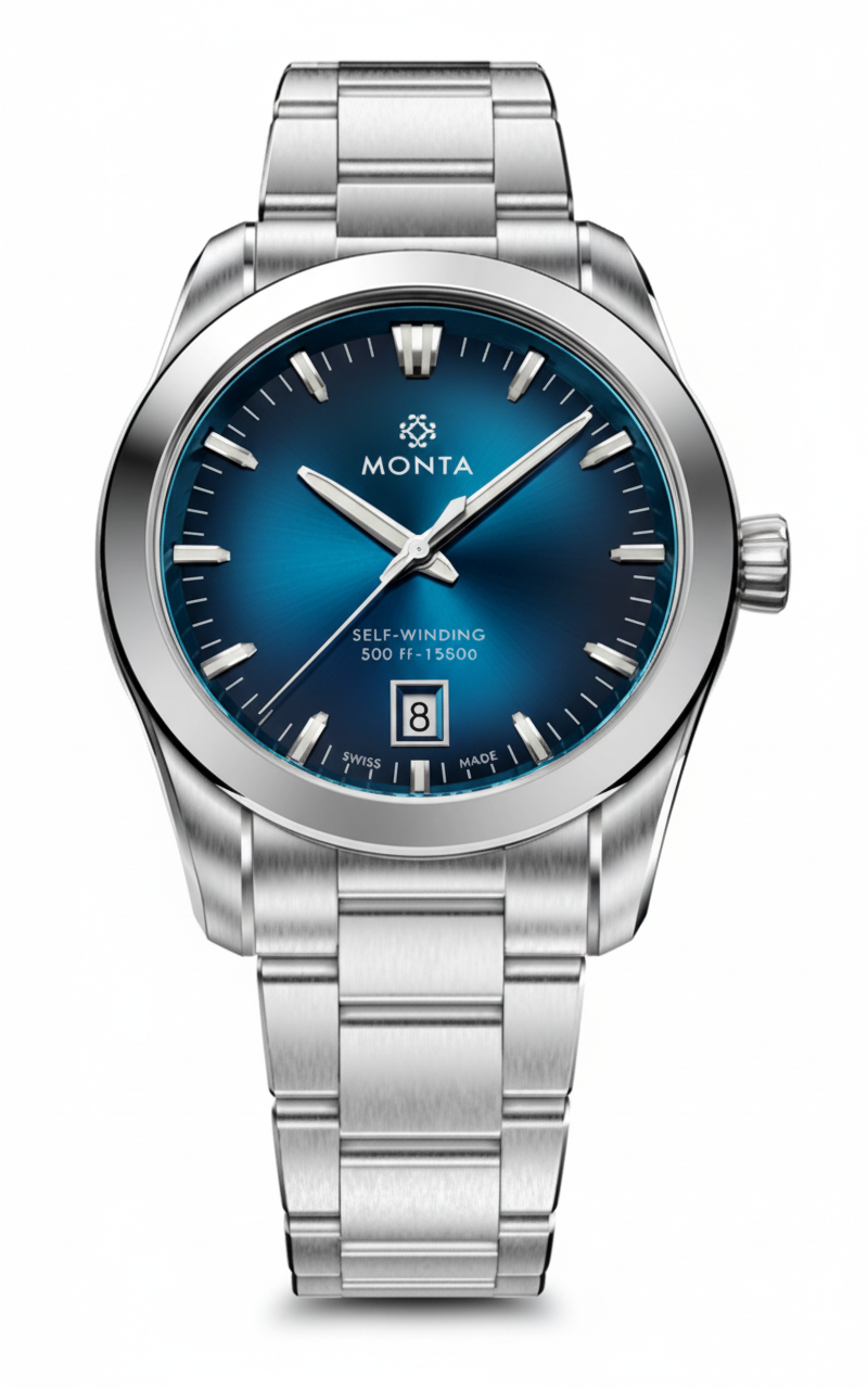 Monta Noble - Blue Dial — dress watches